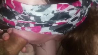 My friends blindfolded mom