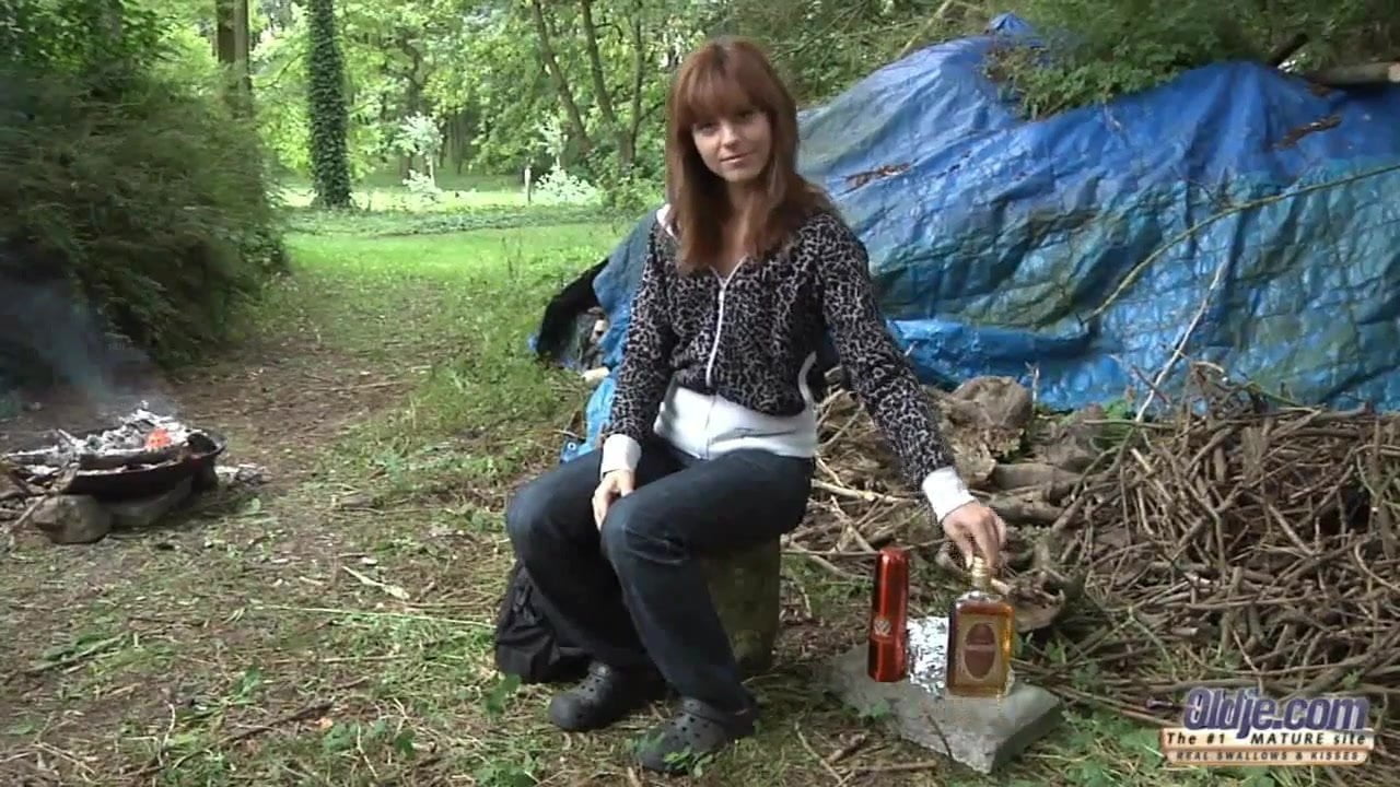 Two Oldmen Fuck Girl At The Picnic