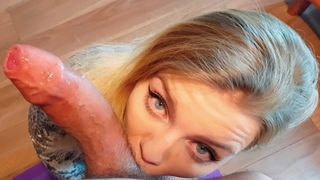 SUBMISSIVE SCHOOLGIRLl make DEEPTHROAT! CUM ON FACE - AMATEUR