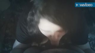 tit smacking blowjob