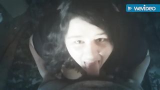 tit smacking blowjob