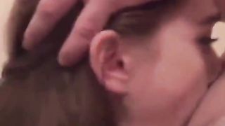 My wife sucking a friend's dick at home