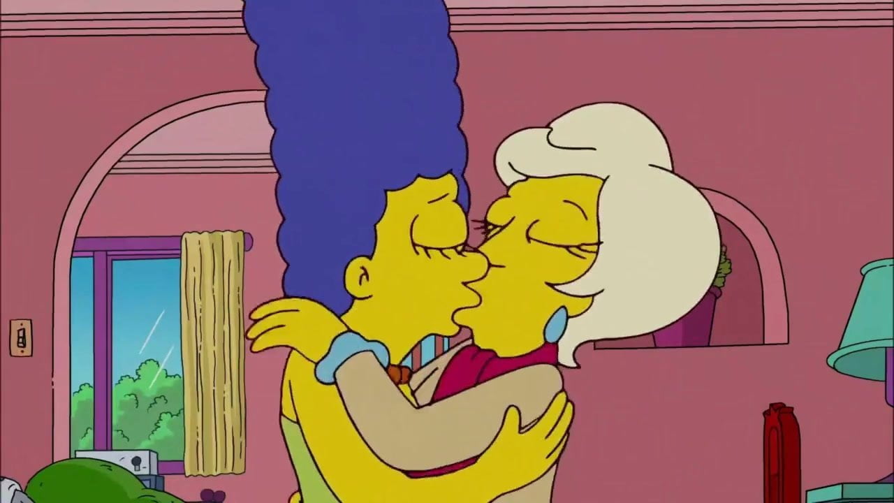 Maggie The Simpsons Lesbian Porn - Lindsey Naegle Kiss Marge Simpson