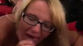 Amateur Mom Sucks & Swallows