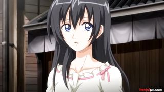 One Of The Three Anime Sisters Gets Banged By Loads Of Horny Guys
