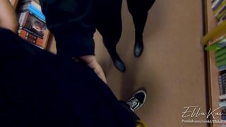 (FULL VIDEO) Dared to Fuck in Library! - very Public Sex & Blowjob