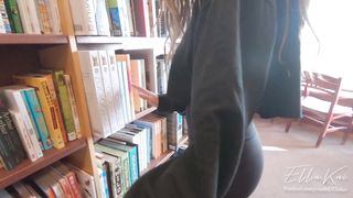 (FULL VIDEO) Dared to Fuck in Library! - very Public Sex & Blowjob