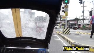 Hot Filipina babe is getting fucked hard in doggystyle!