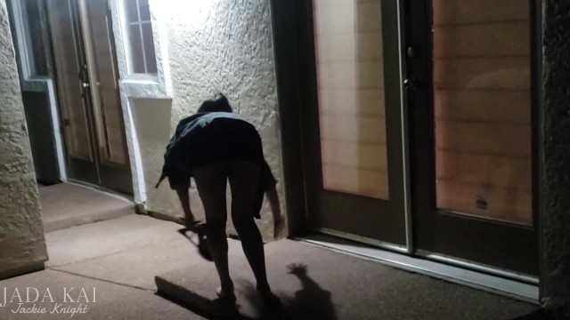 640px x 360px - Cute Asian Teen Mistakes Neighbors House as her own after a Wild Night
