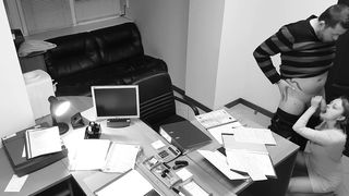 Seduction of Office Secretary Caught on Hidden Security Cam