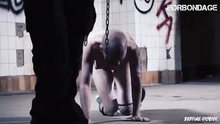 BadTimeStories - German Bald Slave Girl Gets Her Pussy Slapped In BDSM Kink