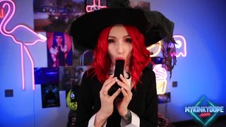 Horny Witch Play with Black Dick