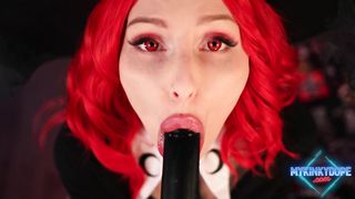 Horny Witch Play with Black Dick