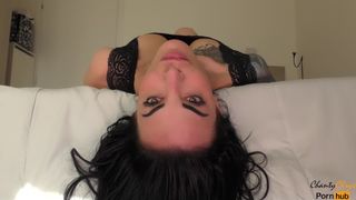 Real FIRST DEEPTHROAT for Daddy's Slut! CUM THROAT after ROUGH Facefuck!