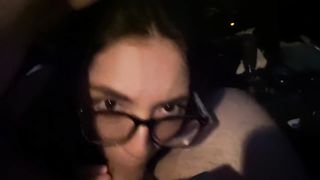 Latina Teen Sucks and Fucks Manager in the Parking Lot