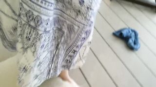 SadieSwoon Filled with Cum after Flashing her Cute Pussy