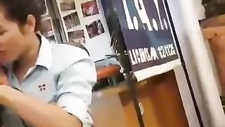 The Tour Guide Touches the Passenger Penis