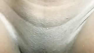 Broken Condom Creampie for Cute Black Teen Girl