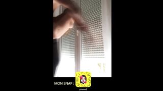 FRENCH TEEN GET FUCKED BY NEIGHBOR WITH HUGE COCK AGAINST BAY WINDOWS
