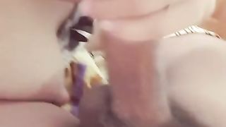 ASIAN TEEN MAID GIVE HIM BLOWJOB AND MAKE HIM CUM ALL OVER