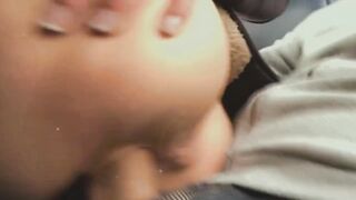 Snapchat Risky Blowjob and Sex on the Bus