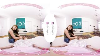 VR PORN-Sexy Teens Pussy Licking And Strap on Fucking (180 VR HD)