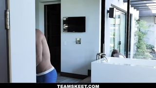Creampied by Muscle Daddy Neighbor