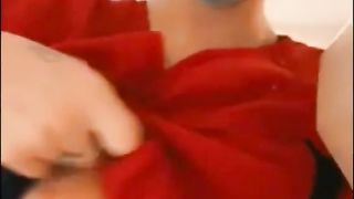19yr old Hotel Maid Flashing her Perky Tits