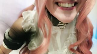 "please Cum on Me" - Naughty Pink Hair Maid Service