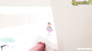 MamacitaZ - Hot Petite Latina Teen Maid Rides A Big Cock During Work