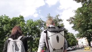 HUNT4K. Adventurous girl is happy to have sex for money in Prague