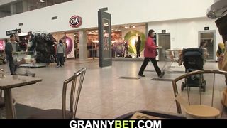 He picks up small tits blonde skinny old mature