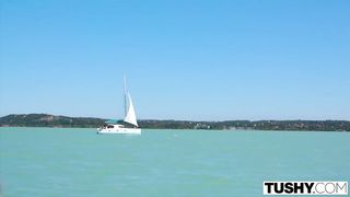 High-end hottie from hungary sodomized on yacht