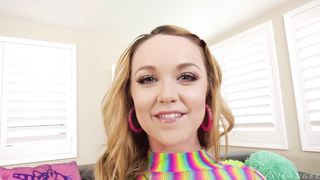 Busty Blonde End With Swallows Cum - Gina Blonde