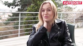 LETSDOEIT - Ukrainian Blonde Babe Aislin Gentle Masturbation With Vibrator