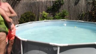 Chubby 50yo mature wife gets fucked and creampied