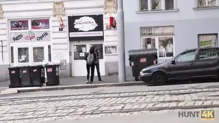 HUNT4K. Beauty picked up on streets and fucked hard in front of BF