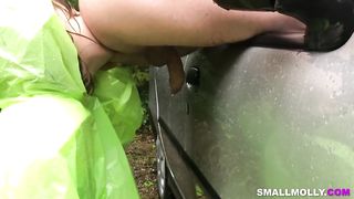 Czech Teen eats his arse in a Thunderstorm!