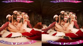 VRBangers Christams Orgy With Abella Danger And Her 7 Sexy Elves VR Porn