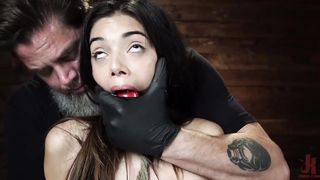 Harmony Wonder: 19 Year old Tormented and Cums in Grueling Bondage