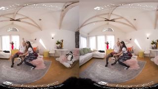 VR BANGERS Lesbian Pussy Fucking Program VR Porn