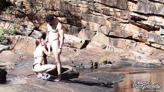 Risky Outdoor Passionate Sex in Public River
