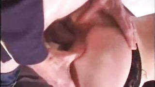 Reporter tied and ass fucked