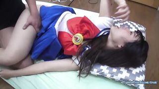 Debut Teen Seira Fucks Uncensored in Cosplay Shaved Pussy Chubby Ass
