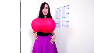 Breast and Belly Cum Inflation