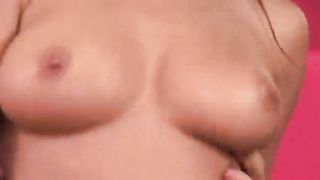 Busty girl sucks two cocks, dp & facial