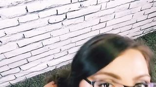 CoyWilder-- taking a Big Facial with my new Glasses