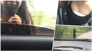 เสียงไทยชัด Thai Story SEX Public Blowjob in Car HE CUMS IN MY MOUTH อมควยพี่ก่อนเดี๋ยวไปส่ง Ep.1