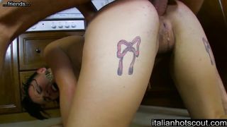 beautiful brunette girl fuck ass - amici di ItalianHotScout