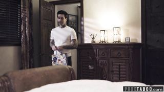 PURE TABOO Step-Brother Catches his Step-Sis Fucking Step-Dad